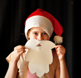 Bild: Die Frau vom Weihnachtsmann