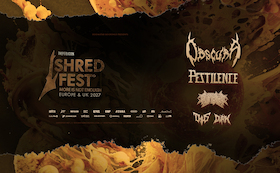 Bild: SHRED FEST 2027 - Obscura, Pestilence, Cryptic Shift, Thus & DVRK