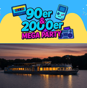 Bild: 90er/2000er Party auf der Spree - Schiff 2 - MS Wappen von Berlin