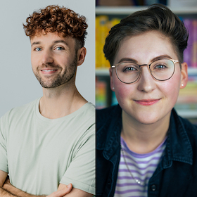 Bild: New Adult BookTalk mit Dominik Gaida und Alicia Zett - moderiert von @jennysbookclub