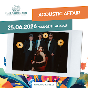 Bild: Klub Dauerkarte - Acoustic Affair