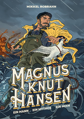 Bild: Mikkel Robrahn liest aus: Magnus Knut Hansen