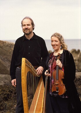 Bild: Naturklänge 2026 - „Celtic Dreams with Fiddle & Harp and Songs“ Máire Breatnach,Thomas Loefke & Gäste