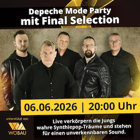 Bild: Depeche Mode Party mit Final Selection | Magdeburg | machwerk