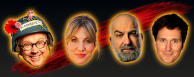 Bild: Schlachtplatte mit Gilly Alfeo, Nora Boeckler, Robert Griess & Hosea Ratschiller