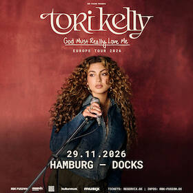 Bild: Tori Kelly VIP SOUNDCHECK PARTY PACKAGE - God Must Really Love Me Europe Tour