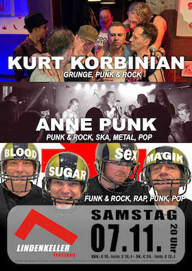 Bild: KURT KORBINIAN - feat. „ANNE PUNK“ & „BLOOD SUGAR sex MAGIK“
