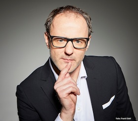 Bild: Vince Ebert mit "Vince of Change"