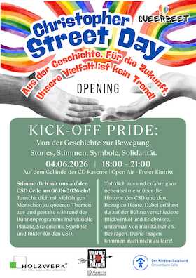 Bild: Kick-Off Pride - Auftakt zum Christopher Street Day am 06.06.2026