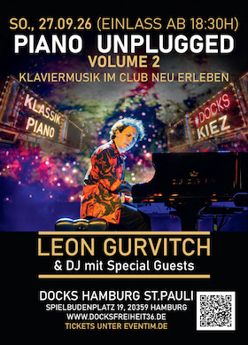 Bild: Leon Gurvitch - Piano Unplugged Vol. 2 - Klaviermusik im Club neu erleben
