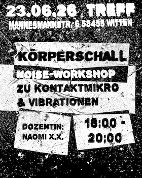 Bild: Noise-Workshop - Körperschall