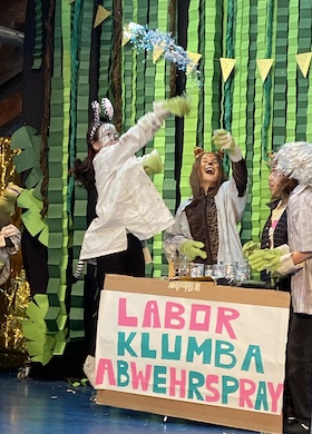 Bild: Die Theater AG der Johannes Kepler-Grundschule Mannheim: