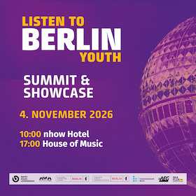 Bild: Listen to Berlin: Youth - Dein Sprungbrett in die Musikbranche