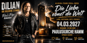 Bild: Dilian Kushev – Pop & Rock Konzert „Die Liebe ebnet die Welt“ - Album-Tour 2026 „Die Liebe ebnet die Welt“