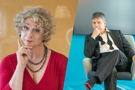 Bild: Gaston Florin & Jacqueline D’Arc • Mann trifft Frau  – oder: „Wer darf ich sein?“