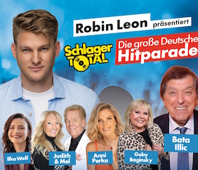 Bild: Schlager TOTAL - präsentiert von Robin Leon - Tickets ab 22.6.26