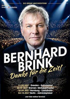 Bild: Bernhard Brink - „Danke für die Zeit“ - Die Abschiedstour