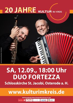 Bild: Duo Fortezza - Saxophon und Akkordeon