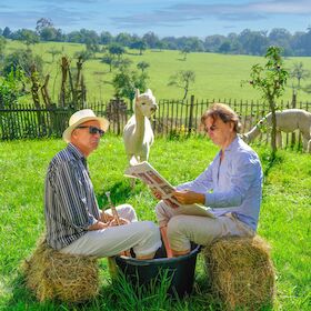 Bild: Huub Dutch Duo „Life is fine, when you're on Wäscheline“