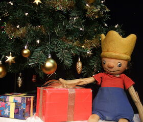 Bild: Der kleine König feiert Weihnachten