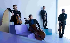 Bild: 2. AboKonzert der Kunstfreunde Wiesloch e.V. - Schumann Quartett mit Fabian Müller, Klavier