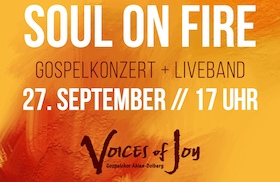 Bild: Chorkonzert "Soul on Fire" - Gospelchor Voices of Joy Ahlen-Dolberg