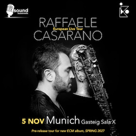 Bild: Raffaele Casarano - European Live Tour