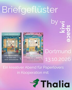 Bild: Live bei uns ein Kiwi Space Abend "Der Briefladen, in dem ich dich fand"