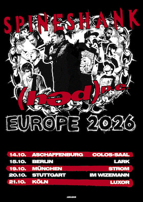 Bild: SPINESHANK + (HED) P.E. - Europe 2026