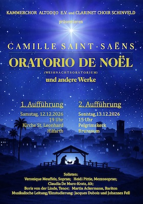 Bild: Kammerchor Altodijo - Oratorio de Noël (Weihnachtsoratorium) von Camille Saint-Saëns