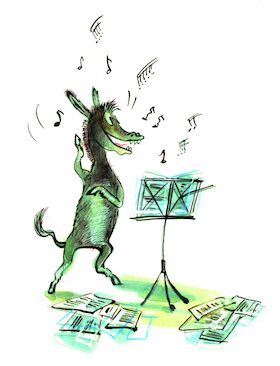 Bild: Sitzkissenkonzert - Eigenwillig und wunderbar - Ein Sitzkissenkonzert für Kinder ab 3 Jahren, Illustrationen Susanne Smajic