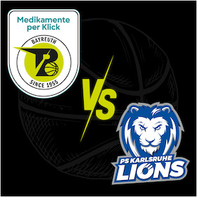 Bild: Medikamente per Klick Bayreuth vs. PS Karlsruhe Lions