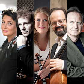 Bild: Dozentenkonzert - Gerhild Romberger, Maria-Elisabeth Lott, Veit Hertenstein, Alexander Gebert, Alfredo Perl