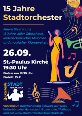 Bild: Jubiläumskonzert  15 Jahre Stadtorchester Buxtehude