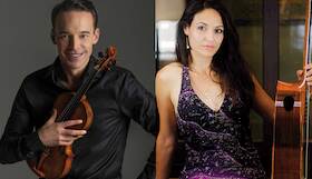 Bild: Linus Roth (Violine) - Anabel Montesinos (Gitarre)