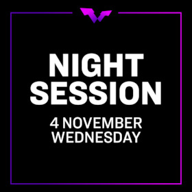 Bild: Night Session Ticket | Wed. 4 NOV | Round of 32 | 5 Matches