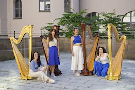 Bild: Münchner Harfenquartett