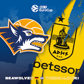 Bild: Rostock Seawolves vs. Aris Thessaloniki Betsson