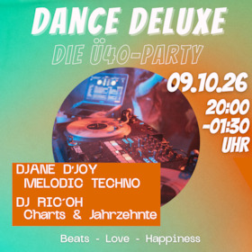 Bild: DANCE DELUXE 3.0/Ü40 - Sitzplatz