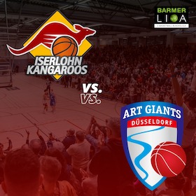 Bild: Iserlohn Kangaroos vs. ART Giants Düsseldorf