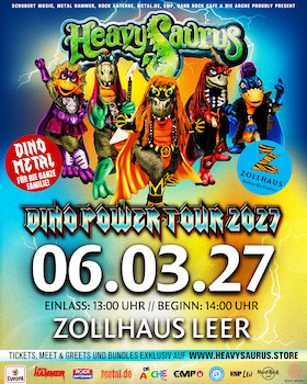 Bild: Heavysaurus (Kultur für Kinder) - MISSION DINO POWER TOUR 2027