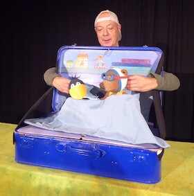 Bild: Kinder Theatertage 2026 - Theater Lanzelot: Der kleine Rabe Socke - alles mutig