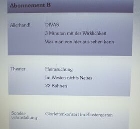 Bild: Abonnement B 2026/27