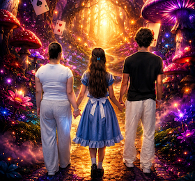 Bild: Who the f*ck is Alice? - frei nach Alice im Wunderland von Lewis Caroll
