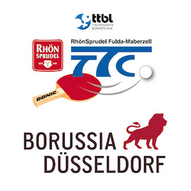 Bild: TTC RhönSprudel Fulda-Maberzell - Borussia Düsseldorf