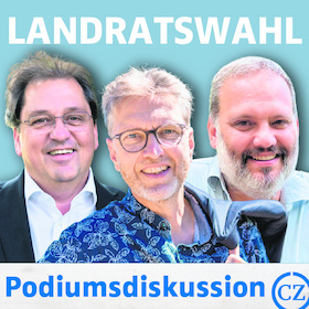 Bild: CZ-Wahlpodium zur Landratswahl