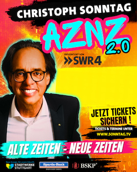 Bild: Christoph Sonntag - AZNZ 2.0 - Christoph Sonntag Live