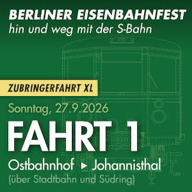 Bild: Fahrt 1 - Zubringerfahrt