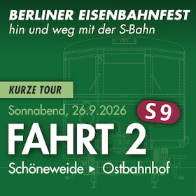 Bild: Fahrt 2 - Kurze Tour ab Schöneweide