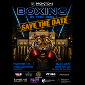 Bild: BOXEN LIVE - PROFI FIGHTNIGHT ! Zoogesellschaftshaus Frankfurt